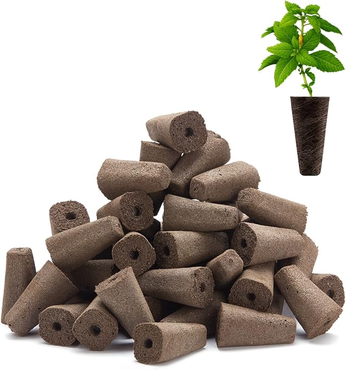 IPARTS EXPERT 50pcs Grow Sponges for Hydroponics, Replacement Sponge