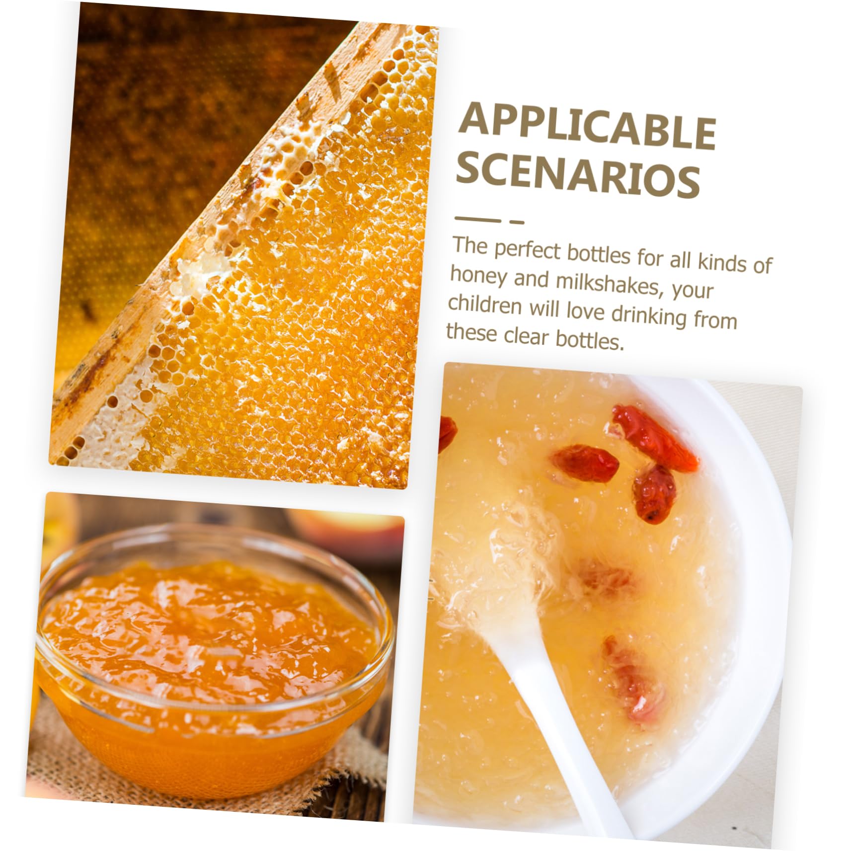 NOLITOY 6 Stück Puddingflaschen mit Deckel Luftdichte Dessert und Joghurtgläser Große Öffnung für Marmelade Joghurt Kuchenaufbewahrung Spülmaschinenfest Zufälliges Design