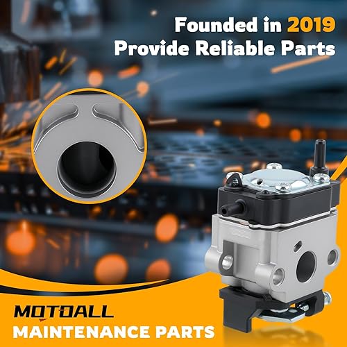 Miniatura 6 de MOTOALL Carburador 308480001 con bombilla de cebado para recortadora Toro 51946 51947 51948 51952 51956 51957 51958 51972 51976 51977 51978 51992