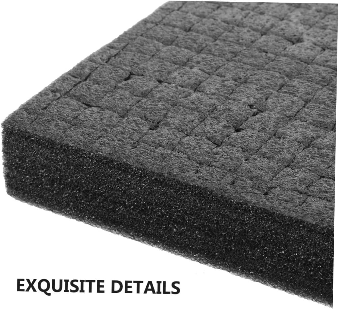 Ciieeo Black 500x300x30mm Transportation Packaging Foam Block Dense Pick Apart Foam Inserts for Case Padding Shockproof DIY Cube for Secure Storage and Shipping Protection