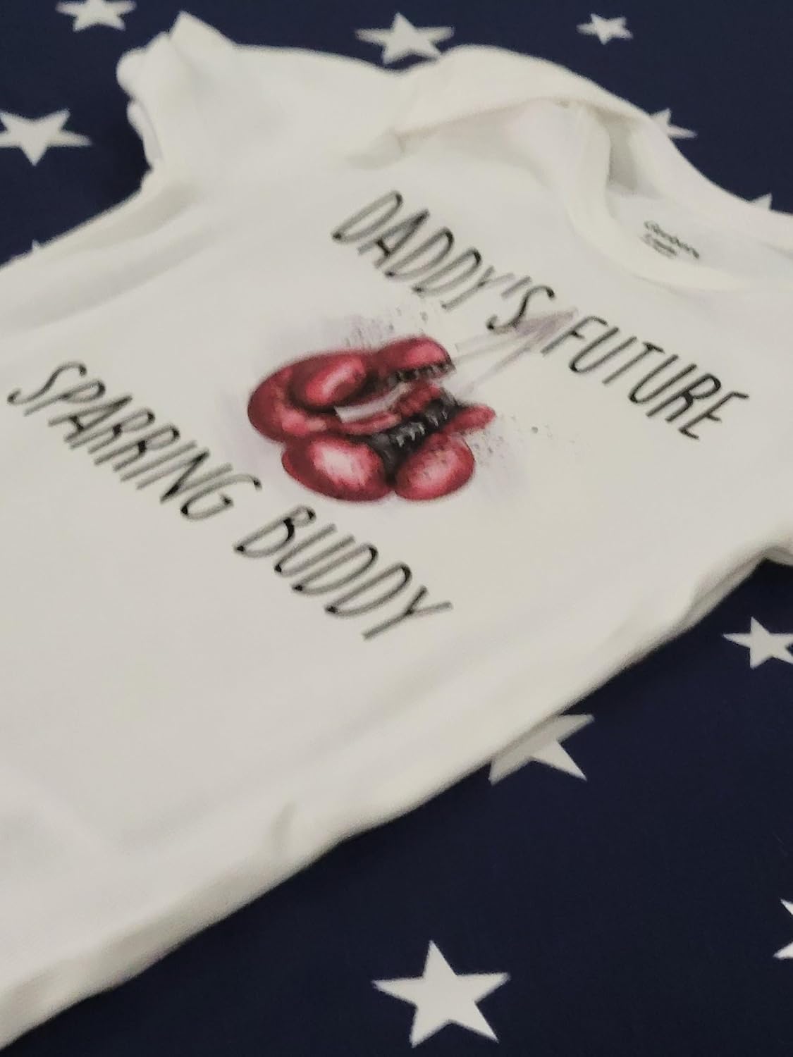Sparring Buddy Daddy Boxing Baby Boys Girls Clothes Infant Romper Bodysuit One-Piece Funny Cute born Infant Outfit