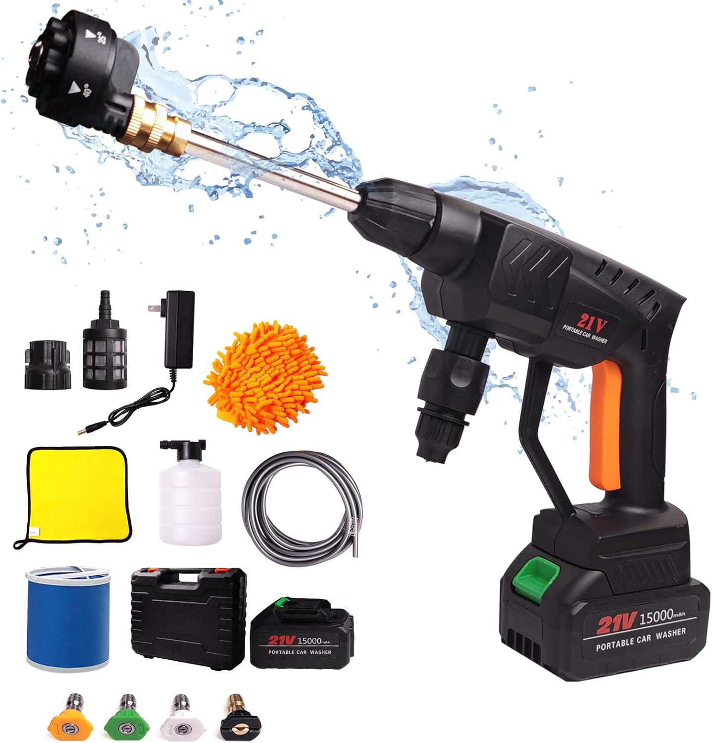 Cordless Pressure Washer, Max 950 PSI Cordless Power Washer with