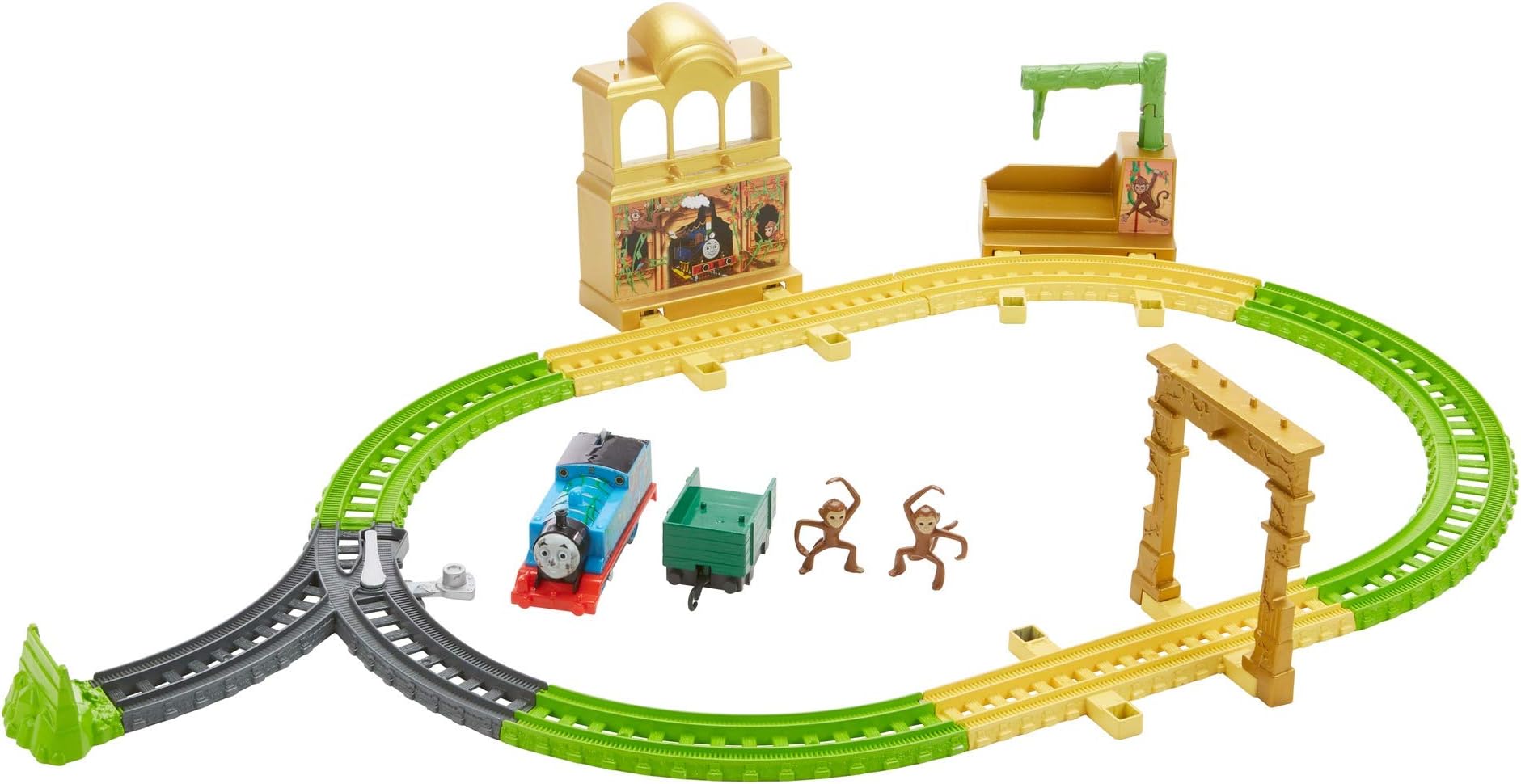 FXX65 TrackMaster Monkey Palace Set, Multi-Colour