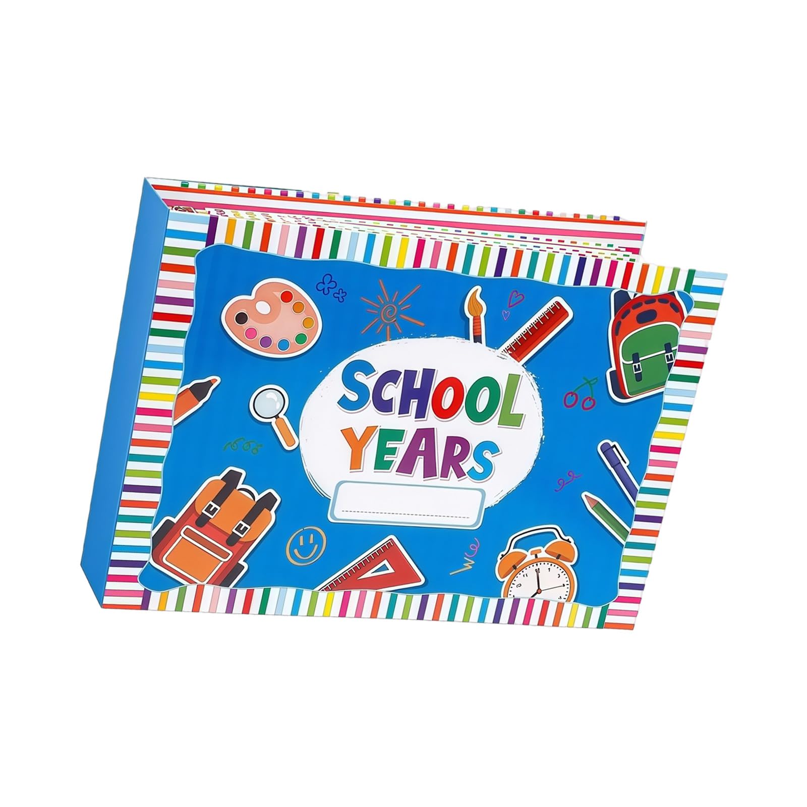 Heartwarming School Life Scrapbook Diary Book with Special Pages for Annual Tradition and Cherished Childhood Moment Childhood Memory Book