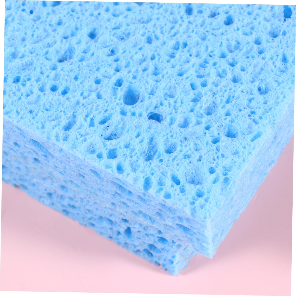 COLLBATH 16 Stück Küchenreinigungsschwämme aus Zelluloseschwamm Blau Stark Saugend Kratzfrei für Spülbeckenreinigung und Hartnäckige Flecken