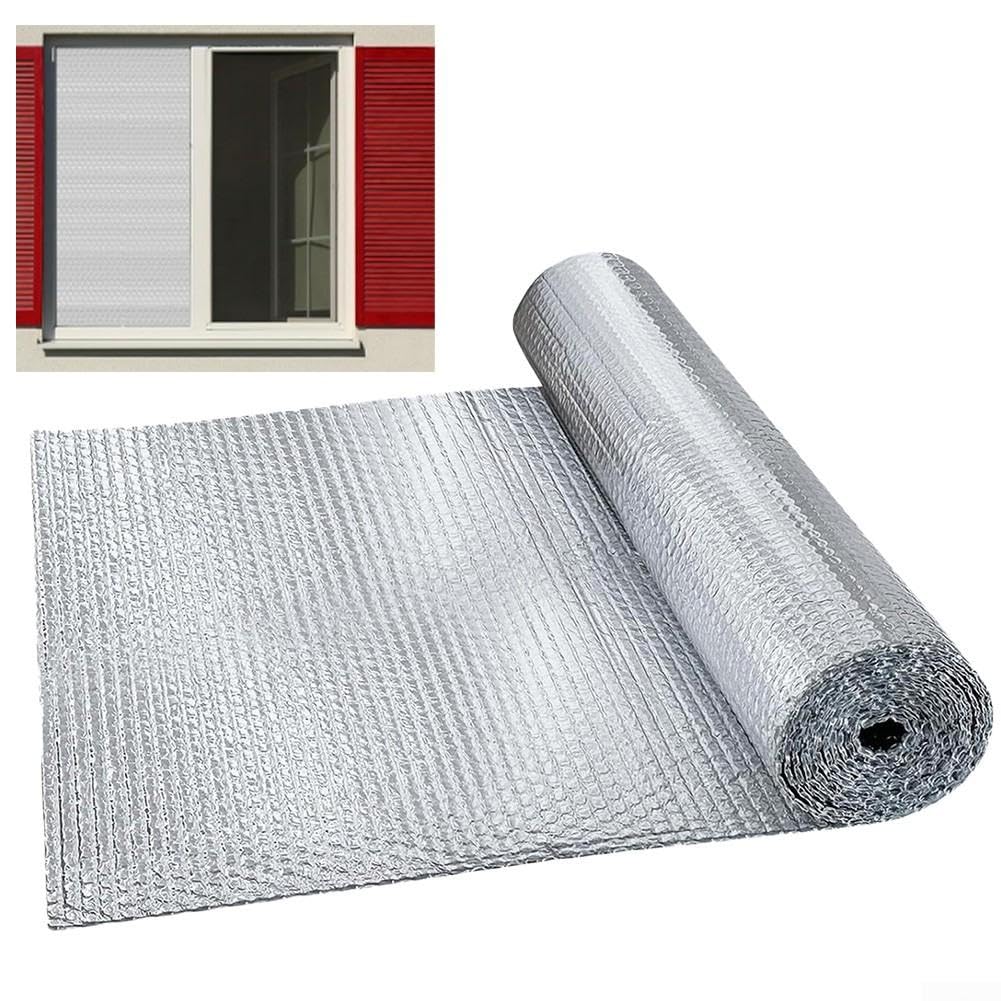 Lámina Aislante Aluminio 3x0.6m Doble Capa Reflectante(3 * 0.6m)