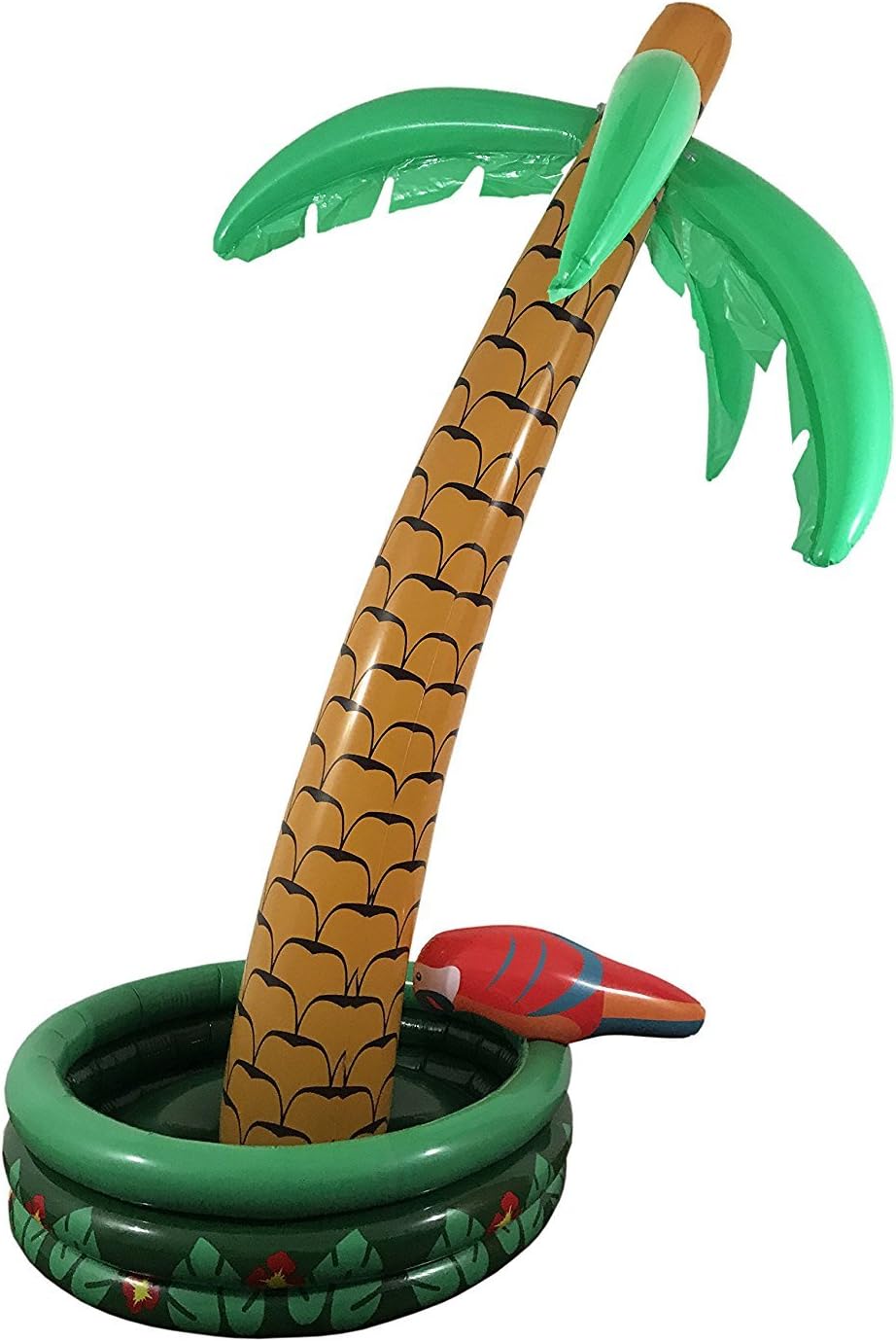 KINREX Inflatable Palm Tree Cooler, Beach & Pool Theme Party Decorations, Luau Party, Hawaiian Party Supplies Beach Party Inflatable Chiller –5 Feet Tall’’