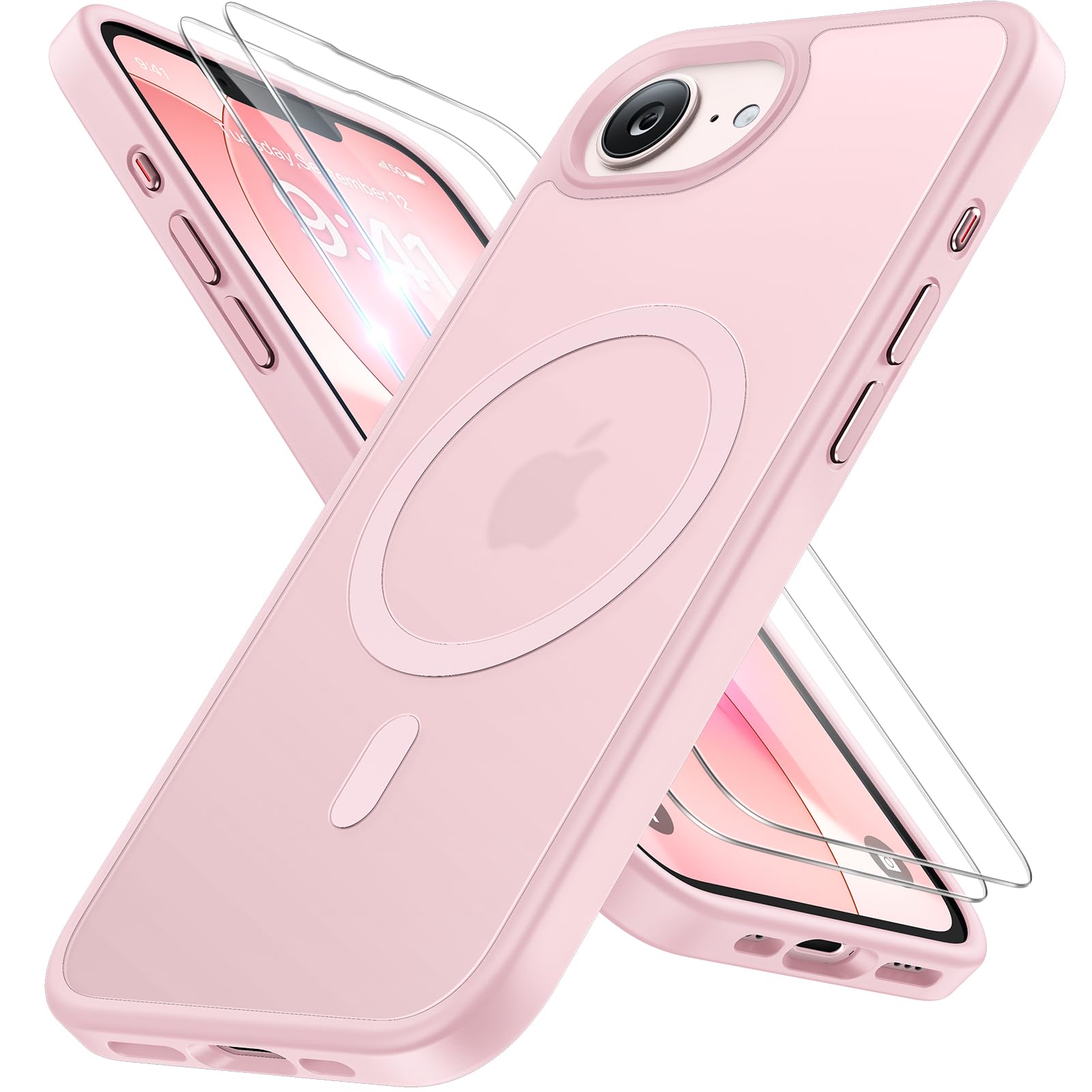 Miracase for iPhone 16e case & iPhone 17e Case for MagSafe [with 2×9H+ Screen Protectors]…