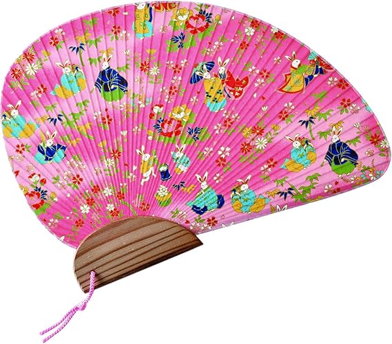Amazon Co Jp 塩見団扇 うちわ 千鳥型うちわ みやび No 2875 2876 ピンク ホーム キッチン