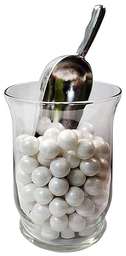 Miniatura 4 de White Pearl Gumballs - Bolsa a granel de 1 pulgada a 2 libras para eventos corporativos y bodas, deliciosas bolas de goma de mascar comestibles
