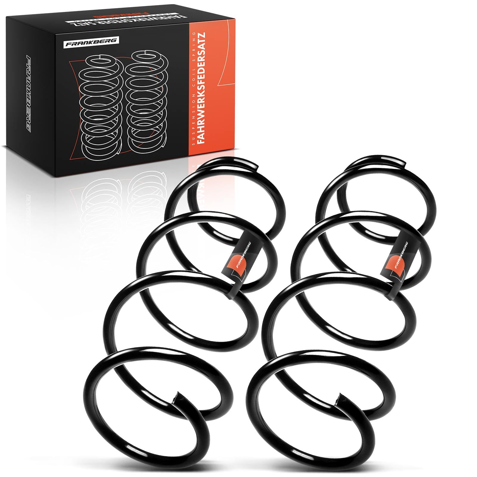 Frankberg 2x Ressort de suspension Compatible avec M.e.g.a.n.e II Break KM0/1 Scénic II JM0/1 M.e.g.a.n.e II Berline LM0/1 M.e.g.a.n.e II BM0/1 CM0/1 Grand Scénic II JM0/1 Remplacer# RH2712