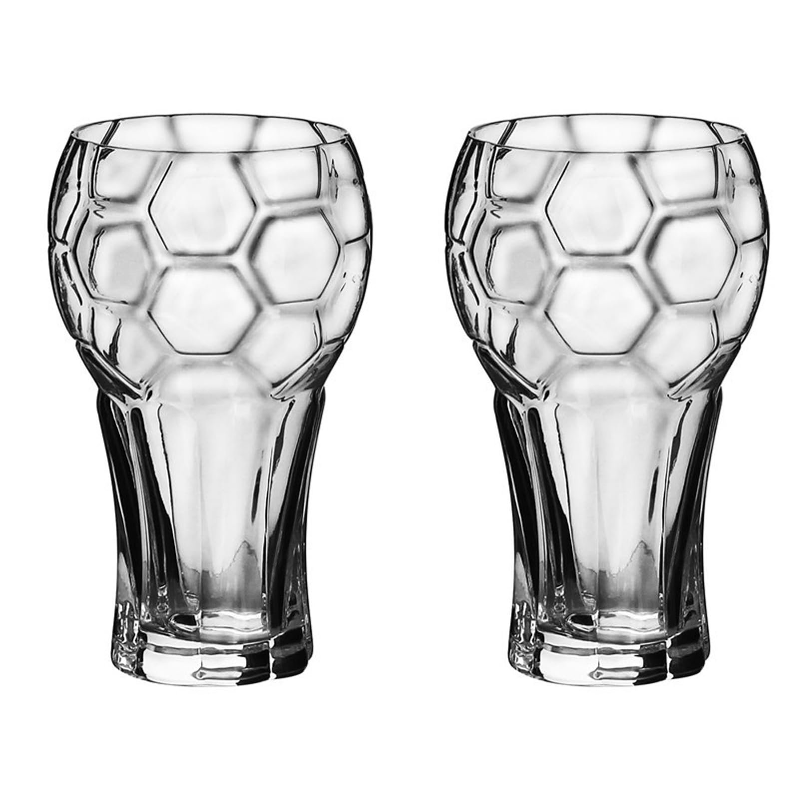 Btgghytr Luxurious Football Themed Pint Glasses 600Ml Crystal Construction for Home or Commercial Use Premium Crystal Mugs