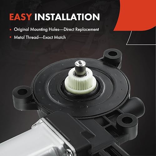 Miniatura 5 de A-Premium Motor de elevalunas eléctrico delantero izquierdo del lado del conductor (enchufe de 6 pines) compatible con los modelos Toyota y Mazda y