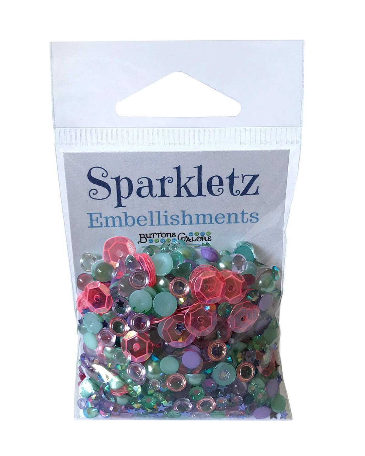 Buttons Galore Sparkletz Embellishment Pack 10g-Mermaid