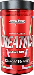 Integralmedica - Creatina em Cápsulas Hardcore - 100% Pura e Monohidratada - 120 Cápsulas