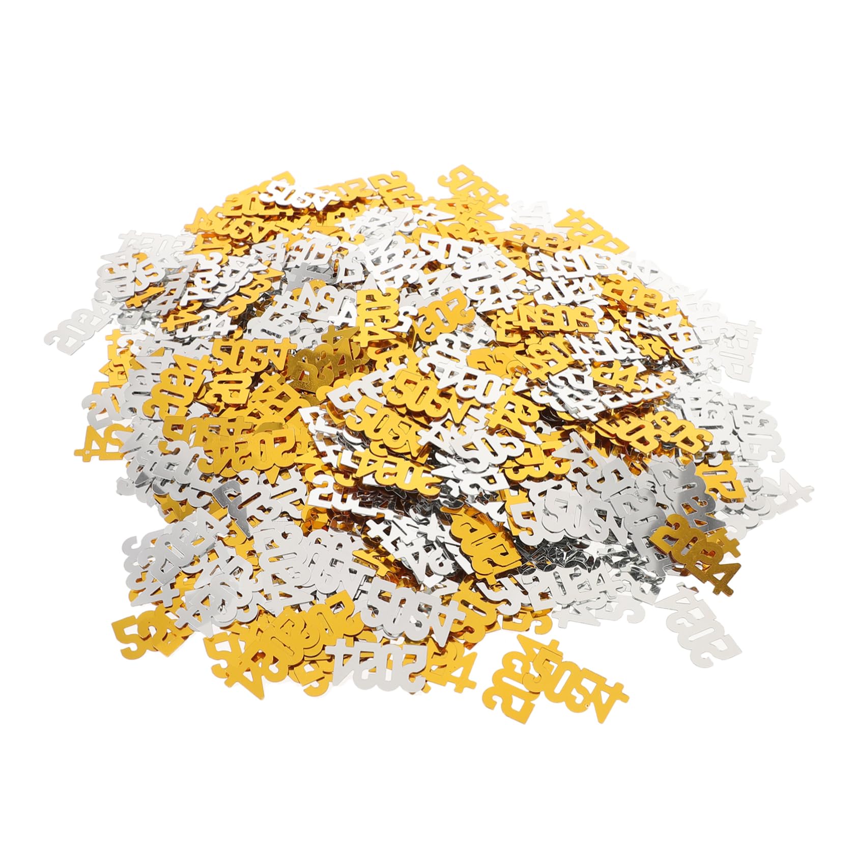 Uonlytech 4pezzi Decorazioni Per Feste Capodanno Confetti Oro e Argento Per e Pacchi Per Scenografie e Divertimento