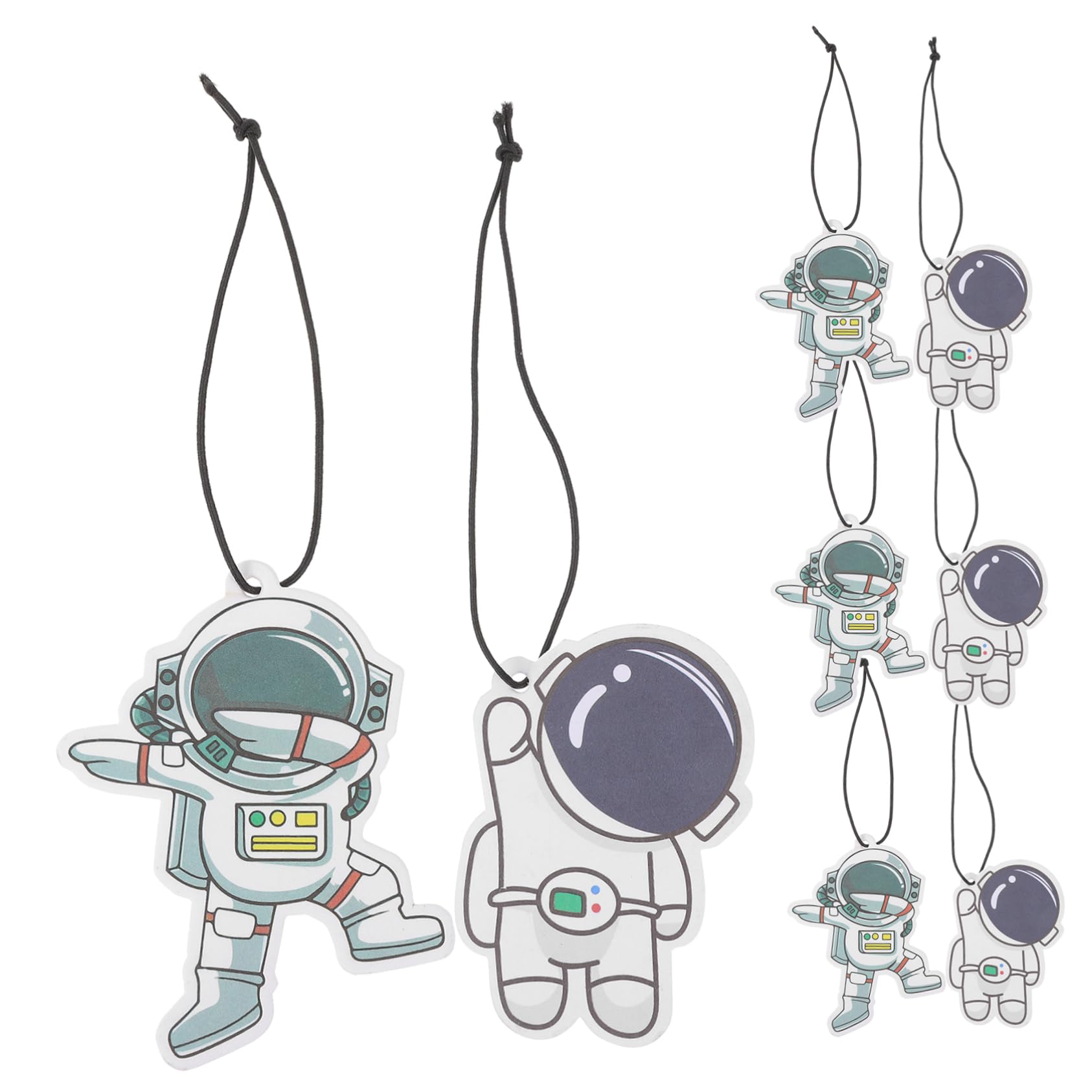 SOLUSTRE 32piezas Ambientador Colgante Para Coche De Astronauta Aromatizante De Aire Para Retrovisor Decoración y Refrescante Para Vehículo Azul Para Hombres y Mujeres