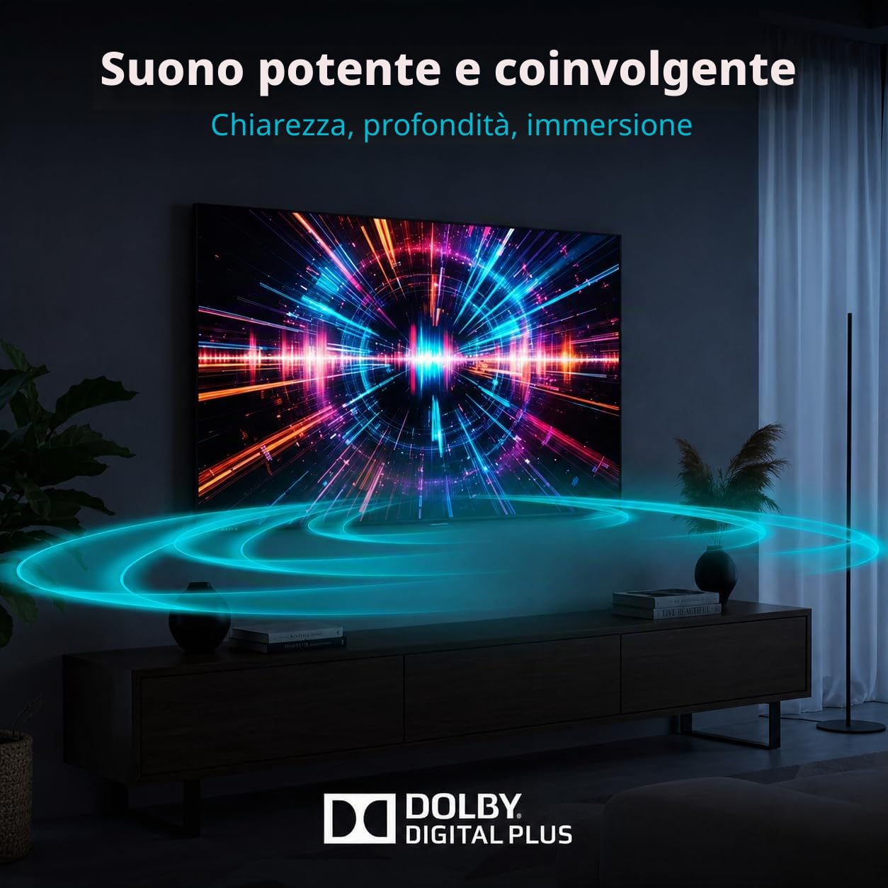 Nilait Prisma 55UD7004ST Smart TV LED 55” 4K UHD, WebOS, HDR10, WiFi, Dolby Audio, Televisore Ultra HD con App Streaming