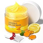 SHVYOG Vitamin C Peel Off Face Mask, Peel Off Mask with Turmeric, Blackhead Remover & Deep Cleansing Face Peel Mask, Vitamin C Exfoliating Face Mask for Blackheads, Large Pores, Dirts, Oil
