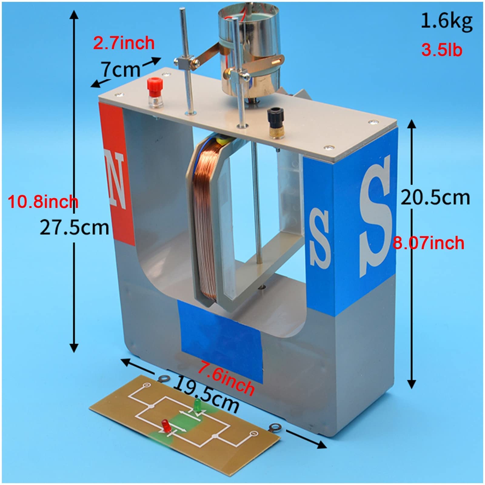 Modello di Motore A Combustione Interna - Modello di Motore Elettronico - per L'Insegnamento di Fisica, Scienze E Fisica, Kit di Esperimenti di Elettronica.