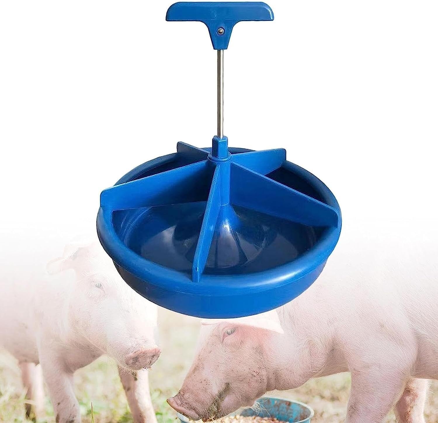Amazon.co.jp: 豚の餌箱、豚の給餌容器、豚の餌箱畜産機器 5 スロット 