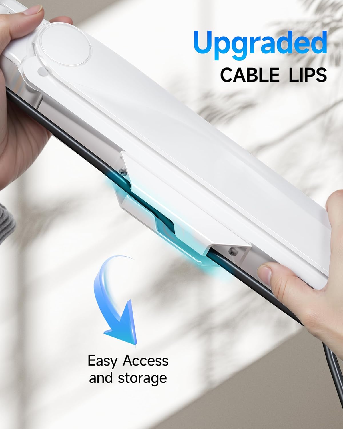 BIZUM Dual Monitor Stand for 17″-42", Heavy Duty Ultrawide Monitor Arm Dual-Monitor Mount VESA Mount with Clamp/Grommet Base, Holds 33.1lbs per Arm, White