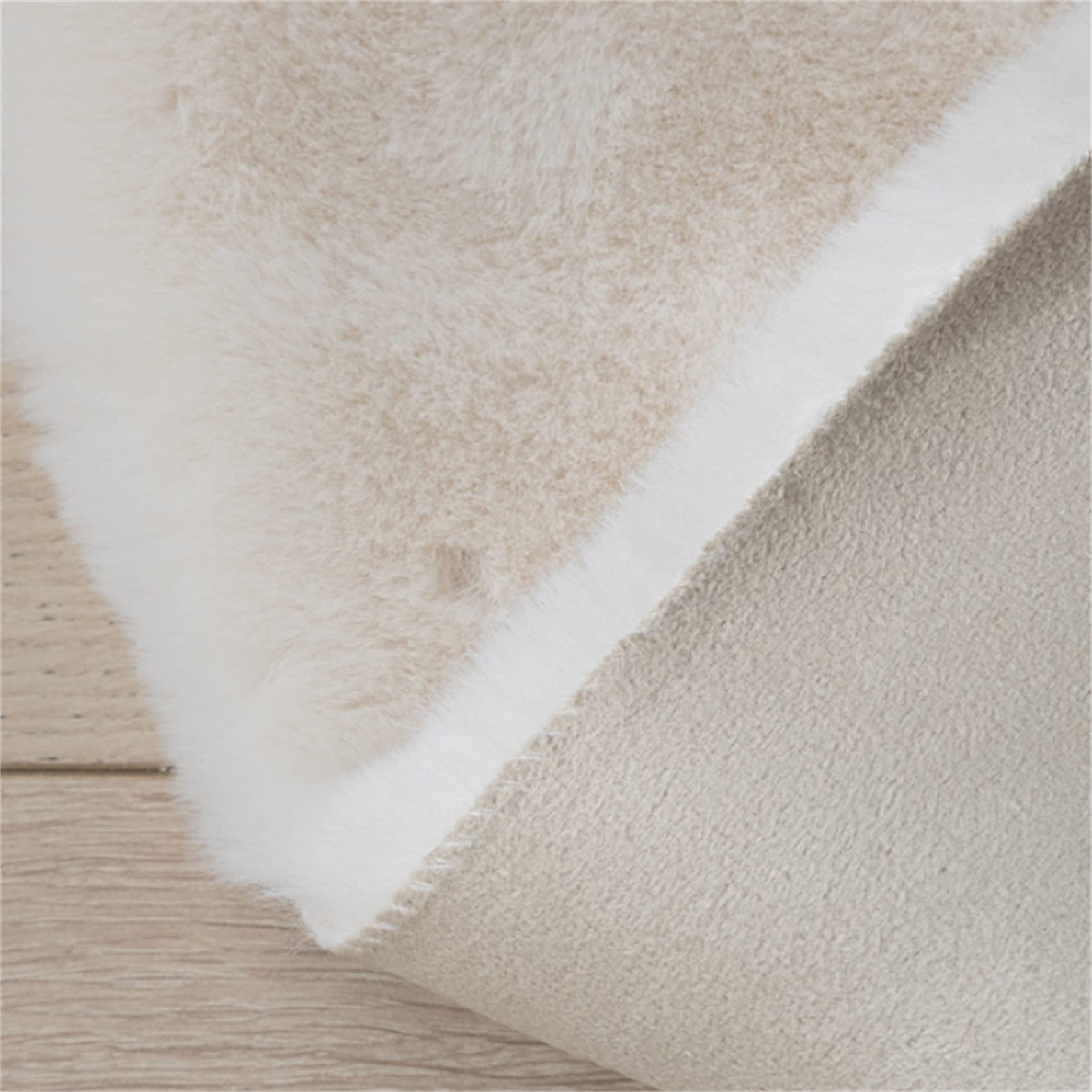 Shaggy Area Morbida Tappeto Rotondo Tie-Tinto in Finto Pelliccia di Pelliccia Indoor Fluffy tappeti Antiscivolo Moderno Home Decor per Camera da Letto,Marrone,160cm