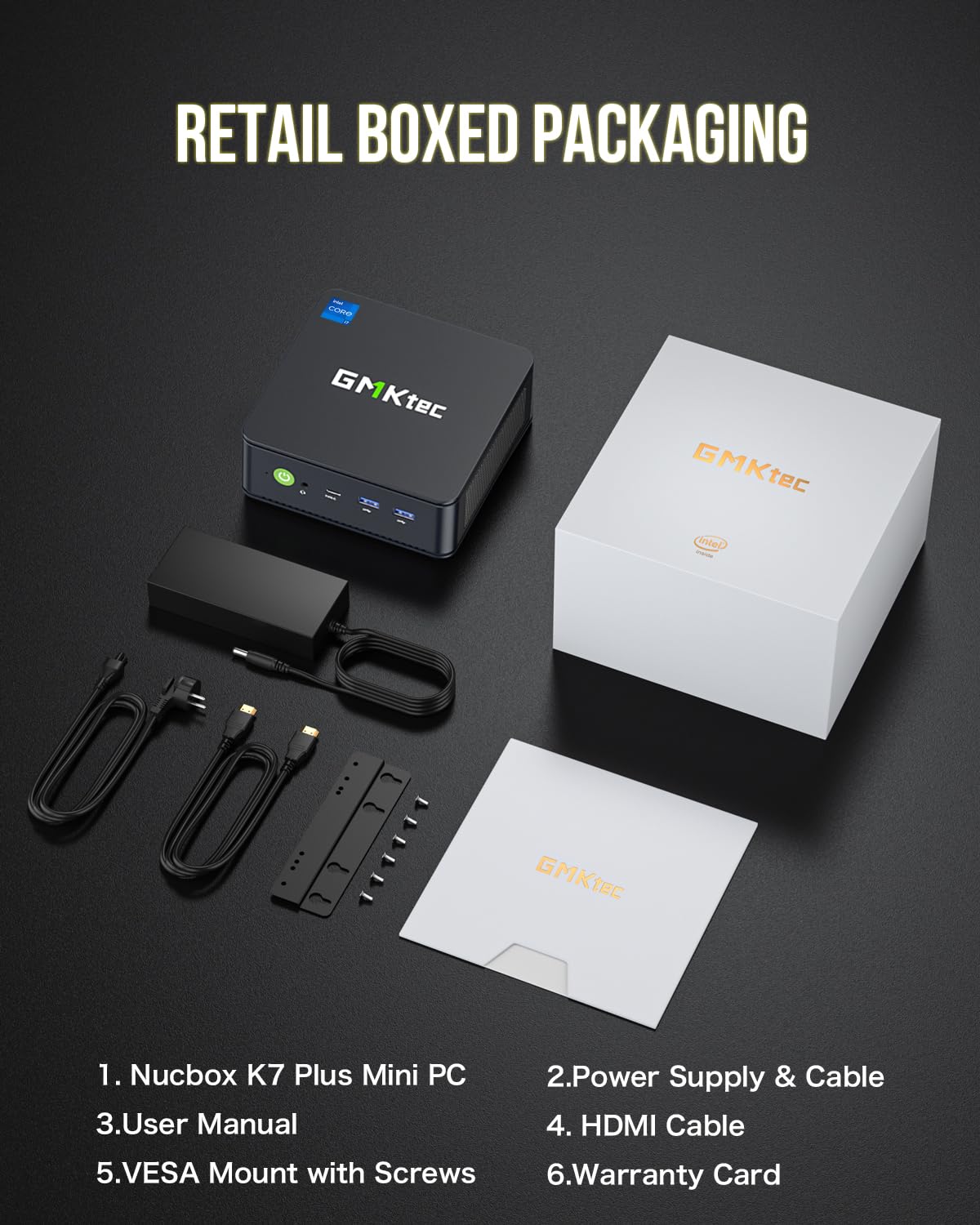 ミニPC GMKtec NUCBOX K7 PLUS T32+1TB Amazon.com: GMKtec Mini PC, K7 Plus 13th Gen Intel Core i7