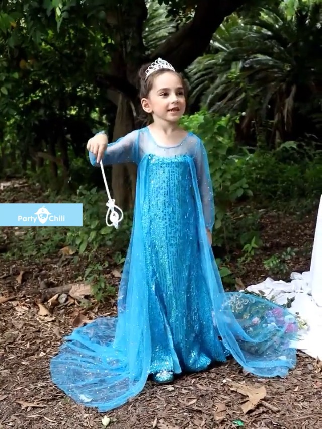amazon princess dress Amazon.com: Luxury Princess Dress Costumes with Shining Long Cape Girls  Birthday Party 2T 3T : Clothing, Shoes & Jewelry