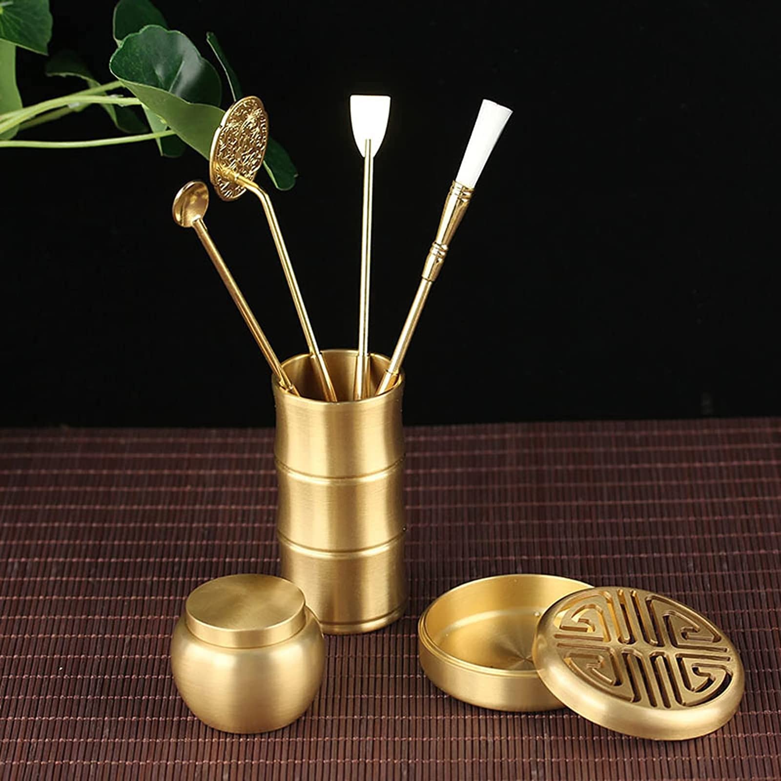 Kit Per La Produzione Di Incenso in Ottone, Stampo Per Incenso, Stampi Per Cono Di Incenso Per Fragranze Domestiche, Ideale Per La Meditazione Yoga, 8 Pezzi/Set