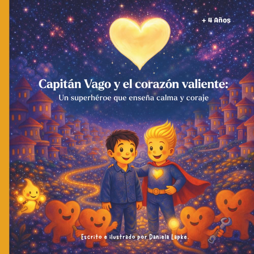 Capitán Vago y el corazón valiente: Un superhéroe que enseña calma y coraje