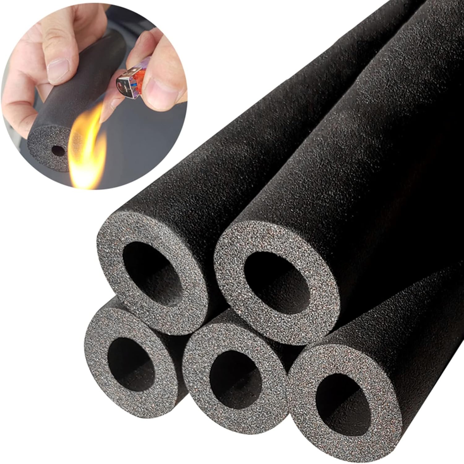 Pipe Insulation Tubing Antifreeze Foam Hose 15/20mm Thick