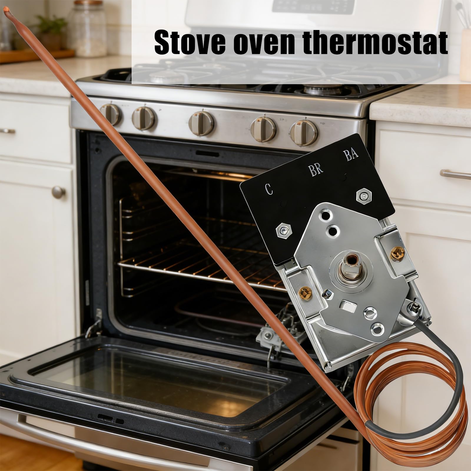 Termostato universale di precisione per cottura e cottura alla griglia con 120 V CA nominale e capacità di corrente 5 A