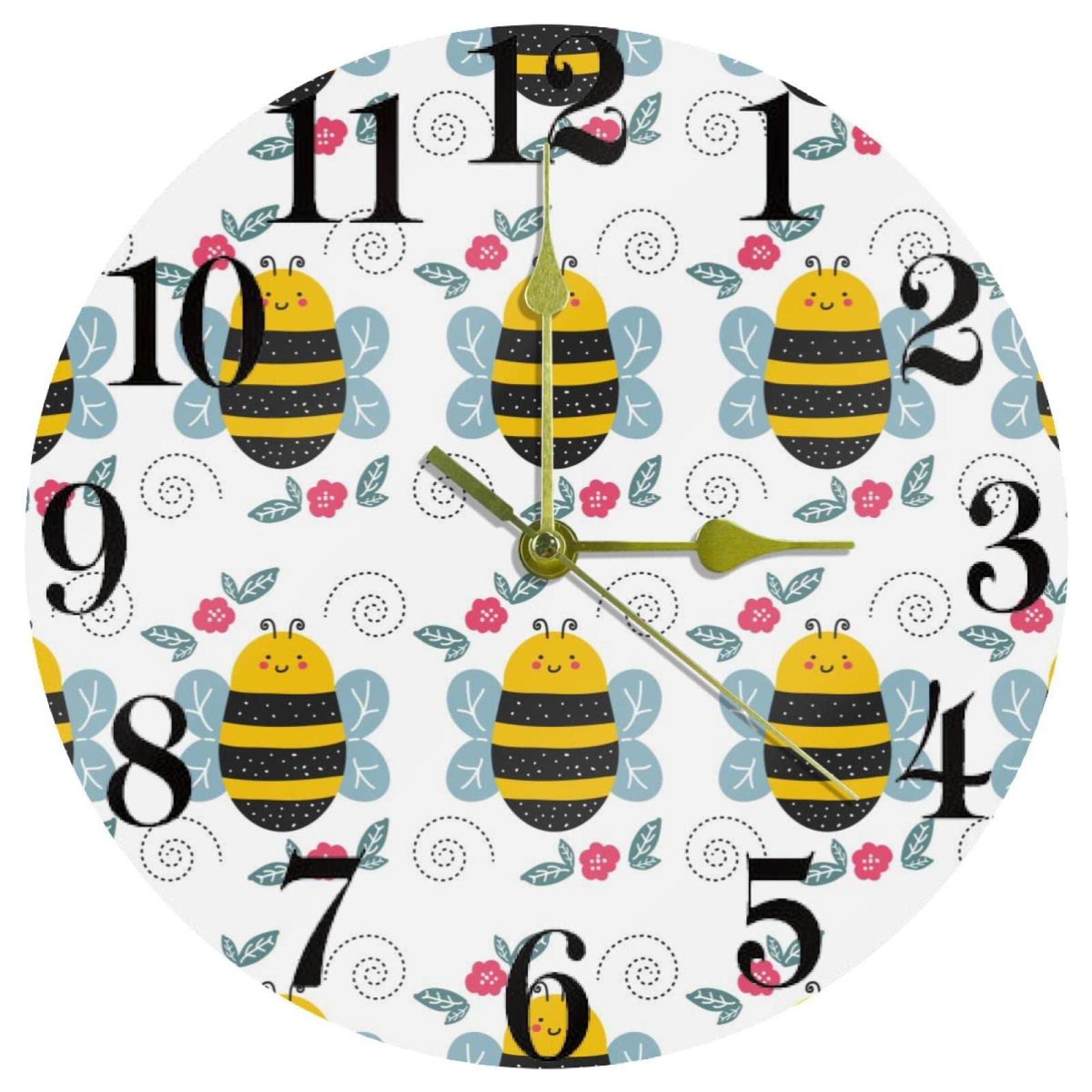 Horloge murale fonctionnant à piles 25,4 cm idée cadeau maison