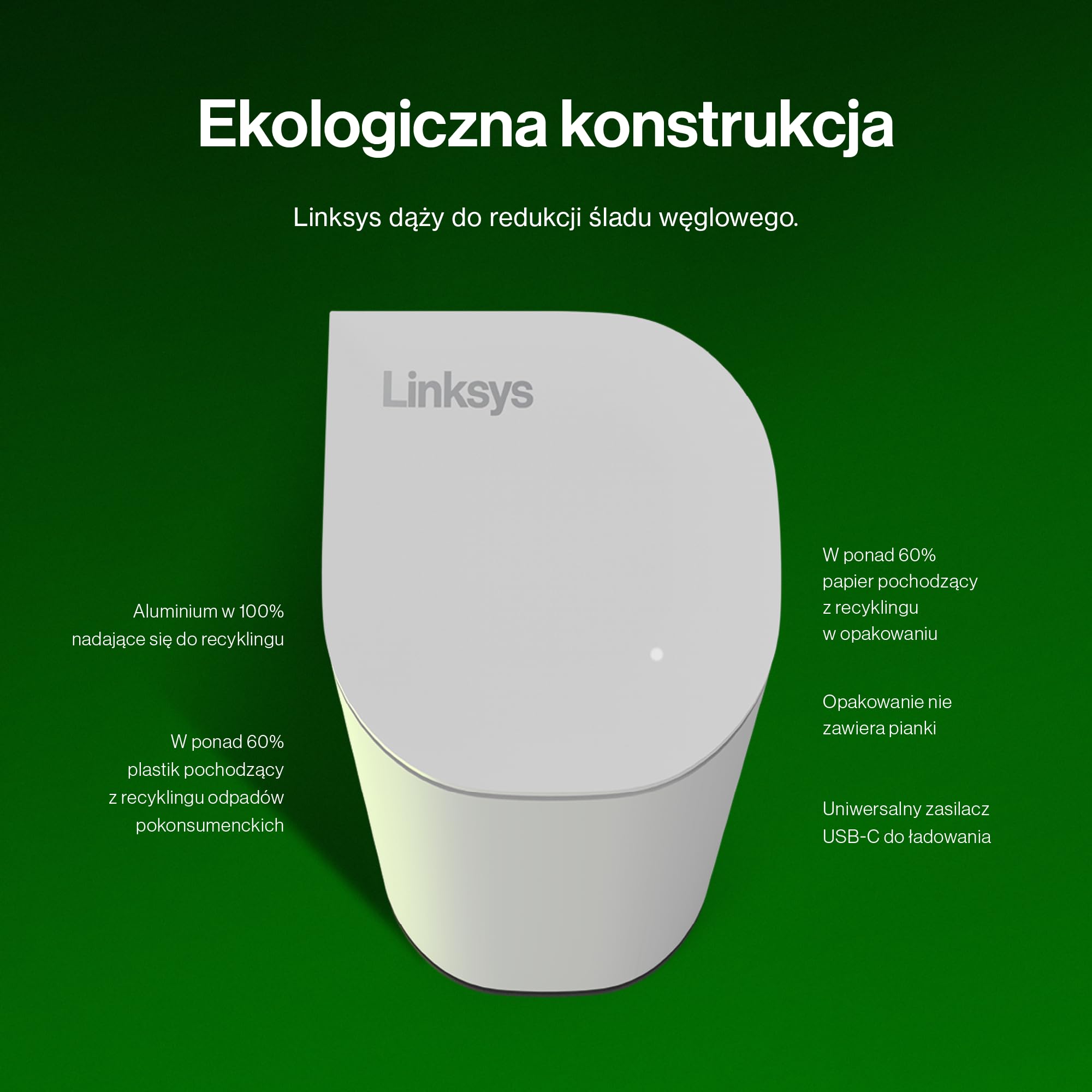 Linksys Velop Micro 7 Mesh-System | Dual-Band mit BE5000 WLAN-Geschwindigkeit | Mesh-Abdeckung bis zu 200 m2 pro Node | 2,5 Gbit/s Ethernet | 1,8X schnelleres WLAN als WiFi 6 | 1er-Pack