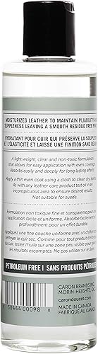 Miniatura 9 de Caron & Doucet - Aceite y acondicionador de cuero 100% natural para reparar y restaurar; zapatos, botas, sofás, asientos de automóvil, bolsos,