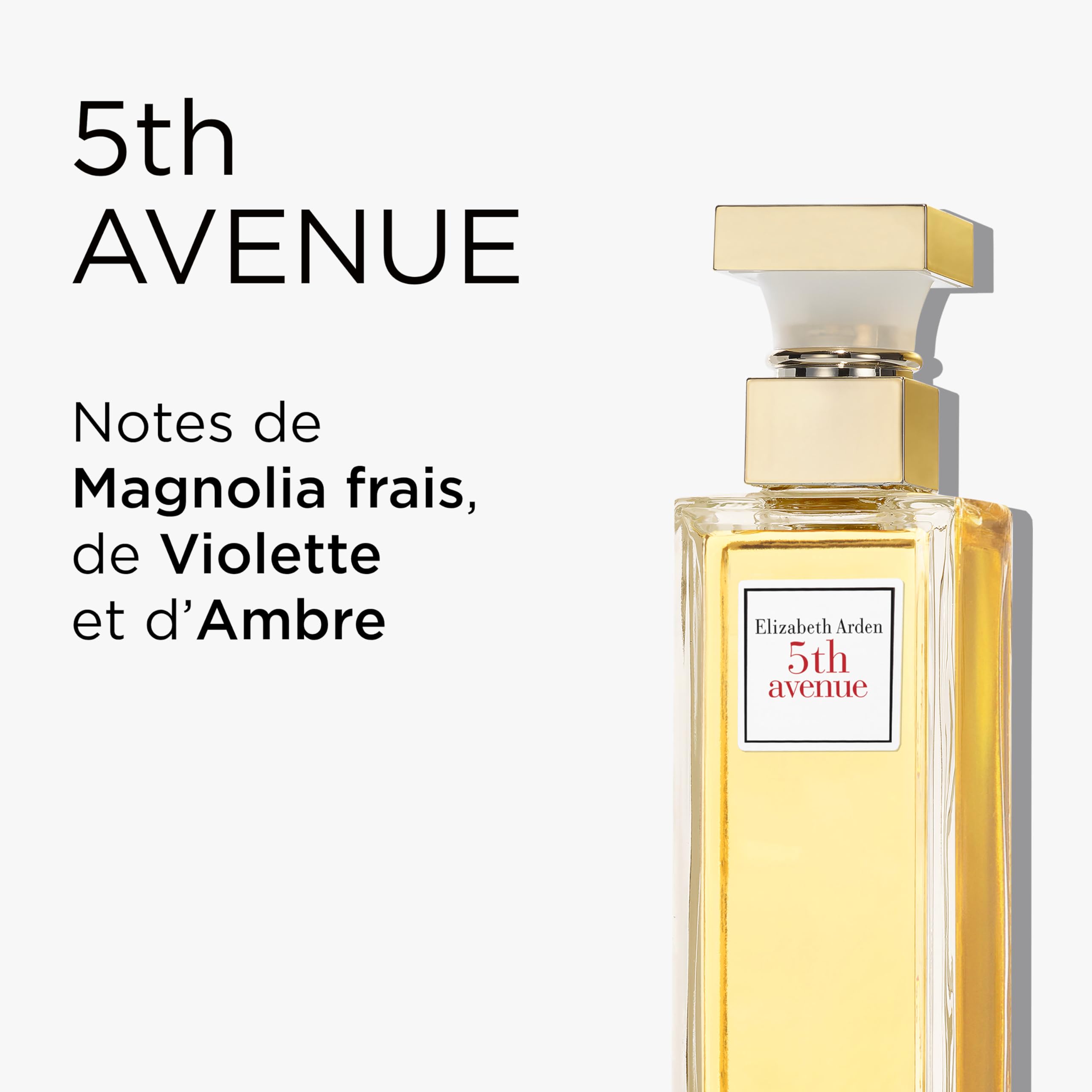Elizabeth Arden - Coffret 5th Avenue 2 Pièces, Eau de Parfum et Lait Hydratant Soin Corps, Parfum Femme Floral Longue Tenue, Senteur Magnolia et Bergamote pour une Peau Sublimée