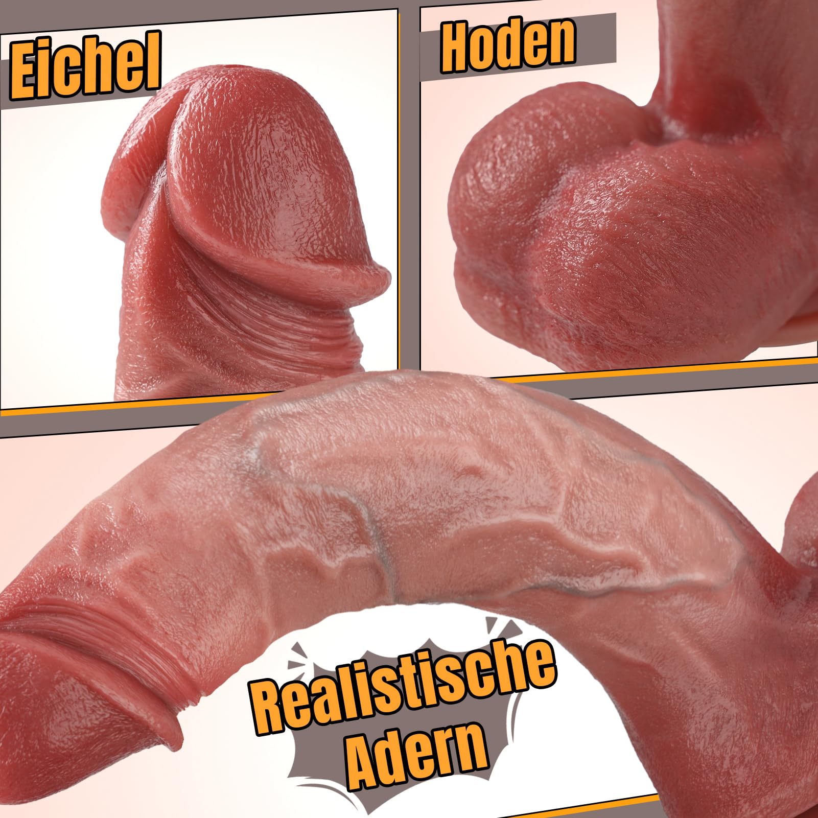 PRONFANS 28.5CM Gode Realiste Sex Toýs Femme, Dildo xxl Réaliste Large Sex Toys Doté d'une Gode Ventouse, Plug Anals Sex Toýs Femmes Homme et Couples, Jouet Sexuel pour Adultes Sex Toy