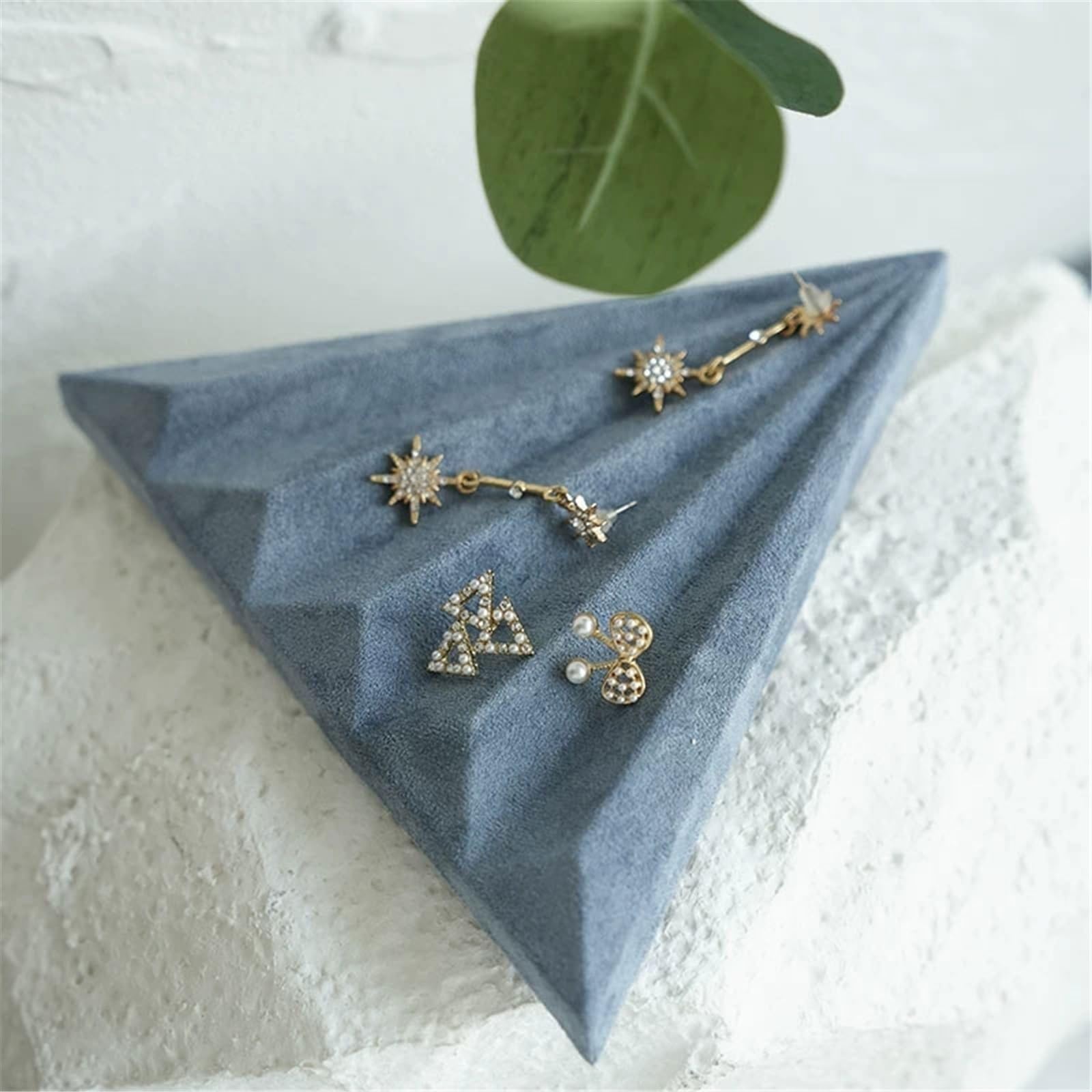 Stojak na biżuterię 8 Piece Multi Shape Velvet Jewelry Display Stand Set Stojak na naszyjnik