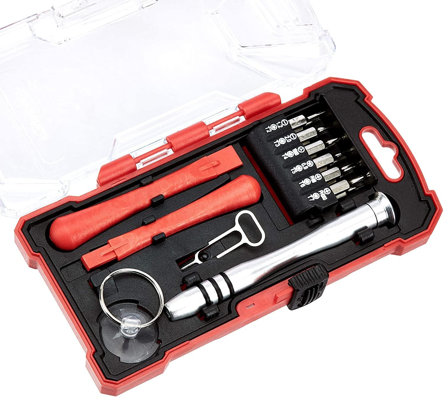 17-Piece Electronics Repair Screwdriver Set, multicolor