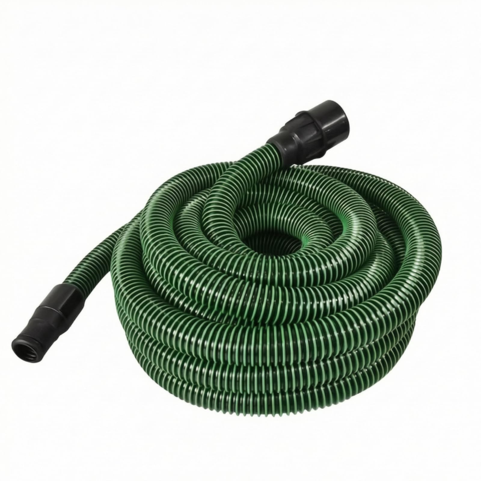 Colcolo Aspirapolvere Industriale Tubo Corrugato Tubo Flessibile Manicotto Collegamento Condotto Aspirazione Plastica Durevole con Attacchi Filettati, 7 Metri