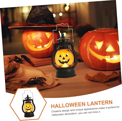 Miniatura 4 de Didiseaon Luces de calabaza de Halloween, paquete de 2 linternas portátiles para decoración de fiesta de Halloween