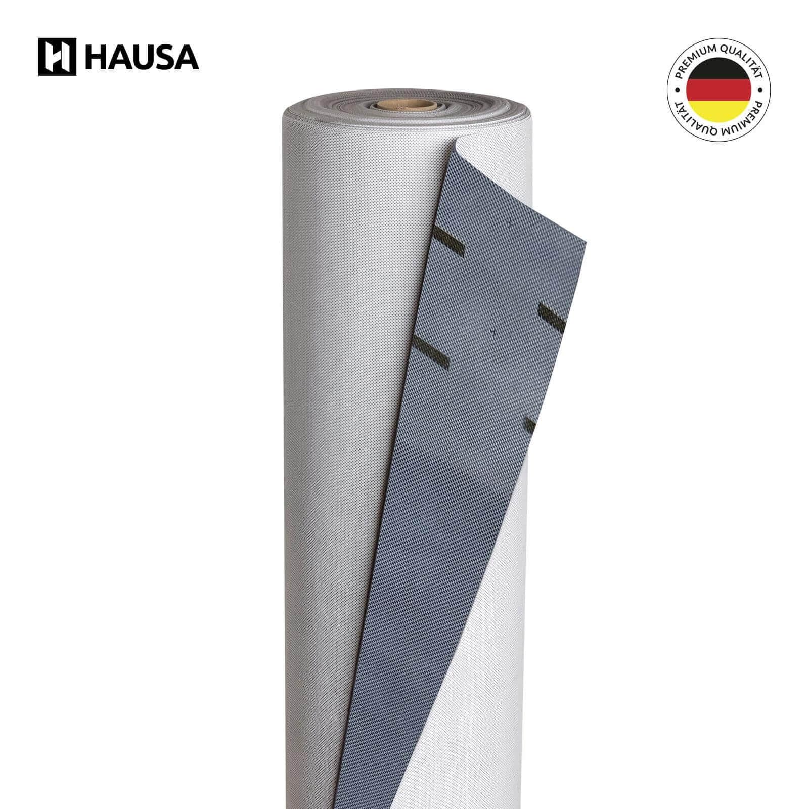 HAUSA HU180 Unterspannbahn Dachfolie 180g/m² 75m² 1,5mx50m hochdiffusionsoffen wasserdicht reißfest