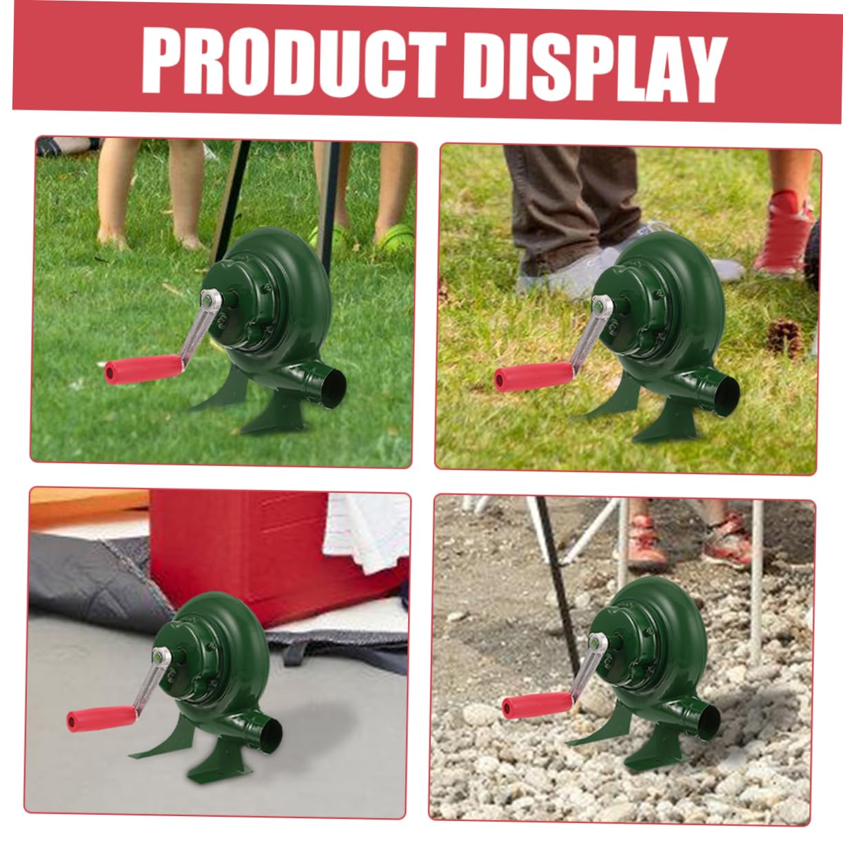 UPKOCH Soplador Pequeño de Mano Ventilador para Barbacoa Herramienta Portátil de Aire para Exteriores Camping y Uso Doméstico Soplador de Aire para Fuego