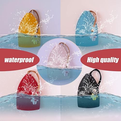 Miniatura 5 de Hawyet 2 bolsas extraíbles de poliuretano para llaves con conejo, cubierta portátil de gran capacidad para llaves de almacenamiento, universal para