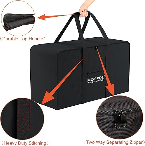 Miniatura 5 de Bolsa de transporte para parrilla Pit Boss 75275, bolsa de transporte portátil para parrilla de gas para parrillas Pit Boss, bolsa de transporte de