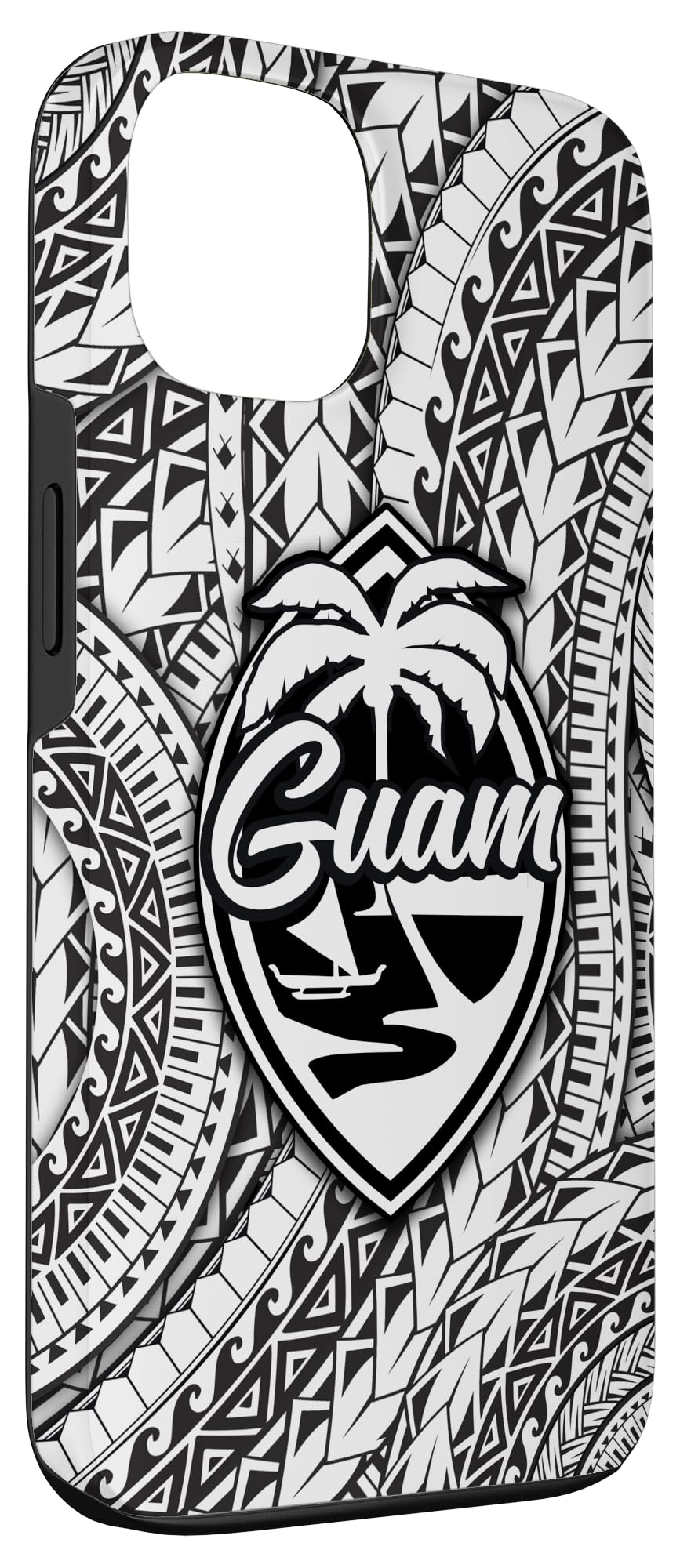 Guam⭐︎ 1.25 inch Sterling Silver Word Guam Necklace for Women and