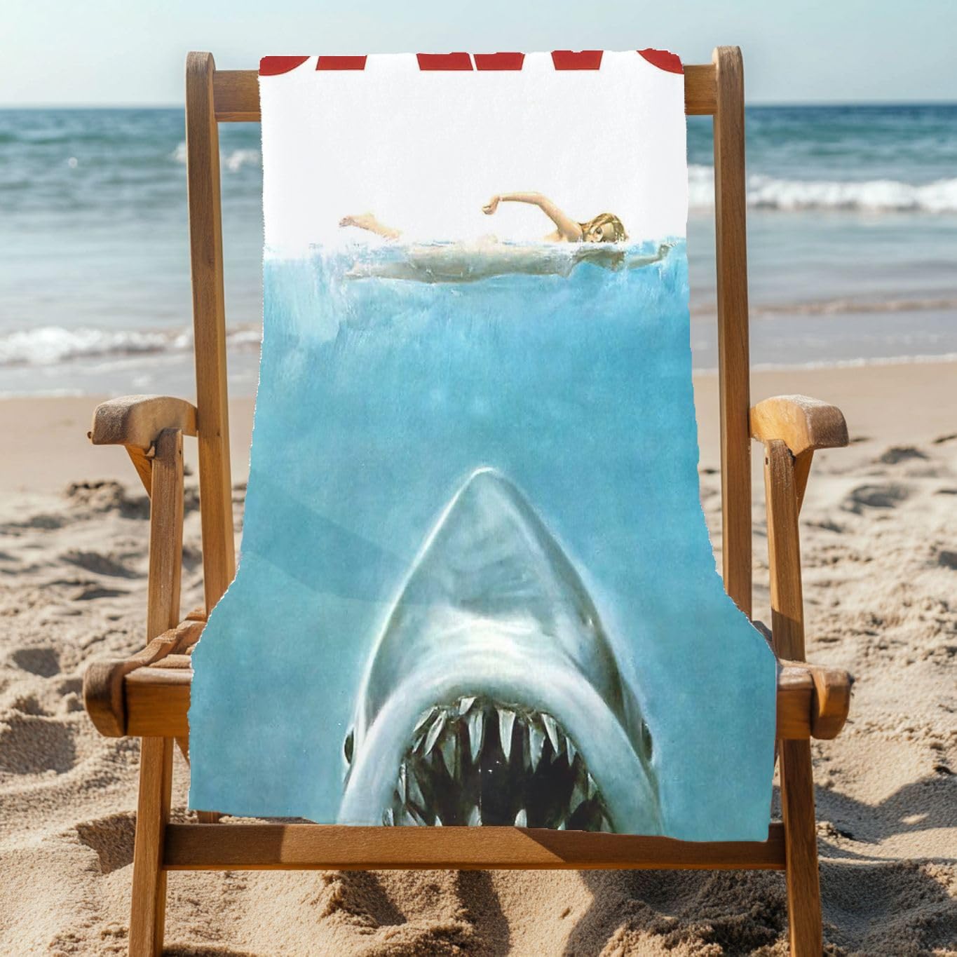 Wild Star Hearts Serviette de plage du film d'horreur – Poster du film d'horreur – Serviette de bain en coton légère à séchage rapide 150 cm x 75 cm