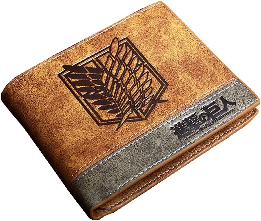 Attack on Titan Multi-Card Compact Center Flip Bifold Wallet