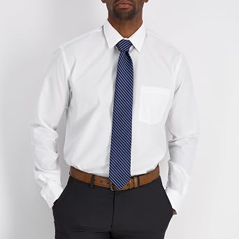 Haggar Men's Pin Stripe Pattern Self-tie Necktie